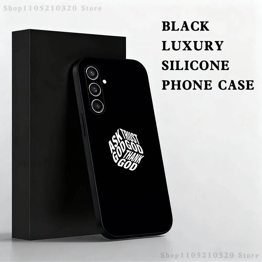 Divine Inspiration Black Soft Phone Case