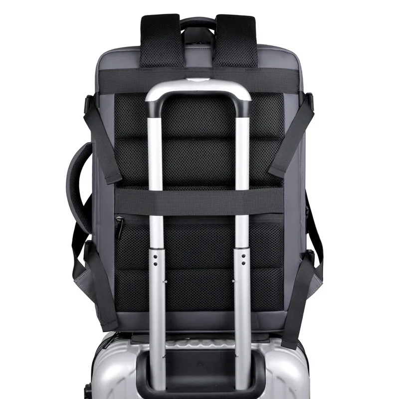 QINNXER Multifinonal travel Men's backpack expands in fashion with a large capacity of 17.3-inch commuting computer bag Laptop