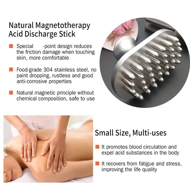 7000Gs Magnetic Therapy Massager stick Gua Sha Cellulite Massage For Body Acupressure Fat Burner Slimming Trigger Point Massager 4