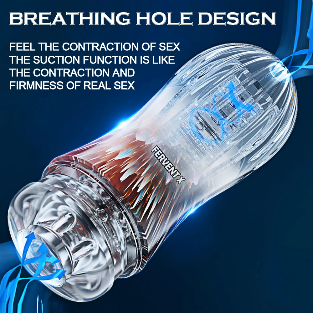 Male Masturbator Soft Silicone Pussy Transparent Vagina Adult Goods Endurance Exercise Vacuum Pocket Sex Toy for Men