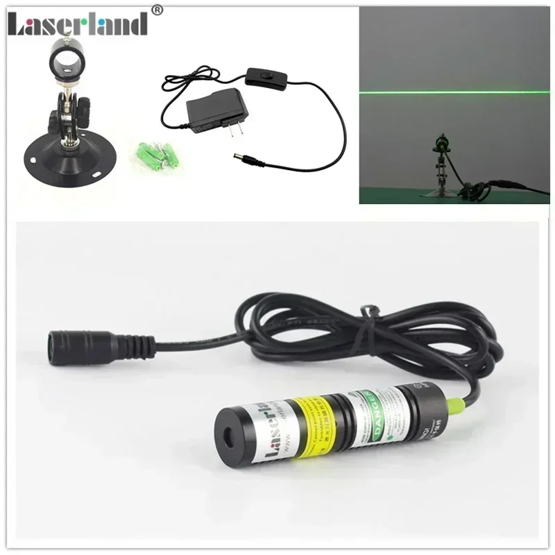 

1875 532nm 10mW 20mW 30mW 50mW Line Generator Green Laser Module Diode Locator Alignment Marking Halloween