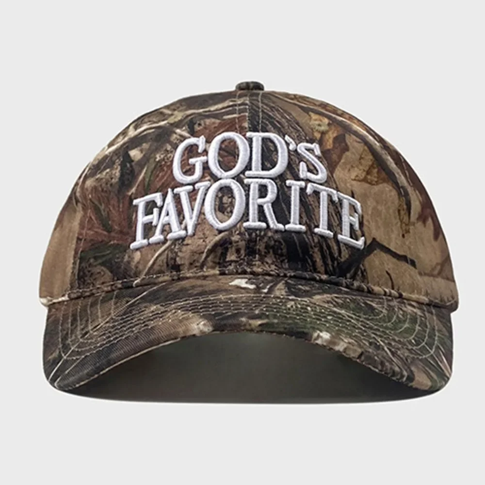 Fashion Retro Camouflage Baseball Cap 3d Embroidery Letter Women's Street Fashion Bend Edge Shows Small Face Baseball Cap 2