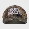 Fashion Retro Camouflage Baseball Cap 3d Embroidery Letter Women's Street Fashion Bend Edge Shows Small Face Baseball Cap 2