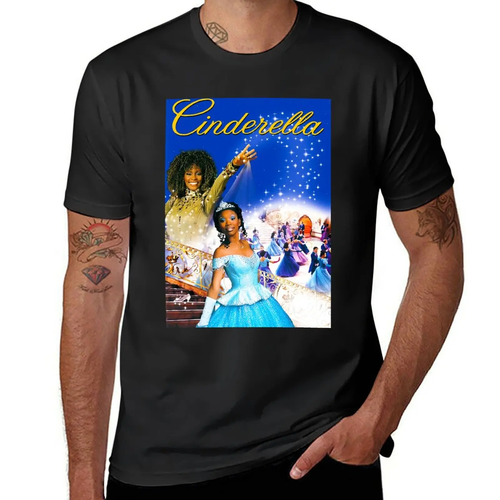 Blender-Houston-Brandy-Norwood-Cenerentola T-Shirt Magliette Grafiche Magliette Vintage Da Uomo Anime