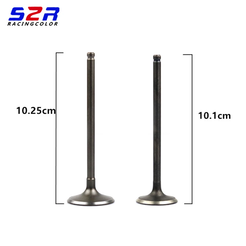 Motorcycle Intake Valve Kit Moto Exhaust Valve Stem Scooter Engine Part 14711-KCY-670 For Honda CB400ss XR400 NX400 NX4 Falcon motorcycle intake valves