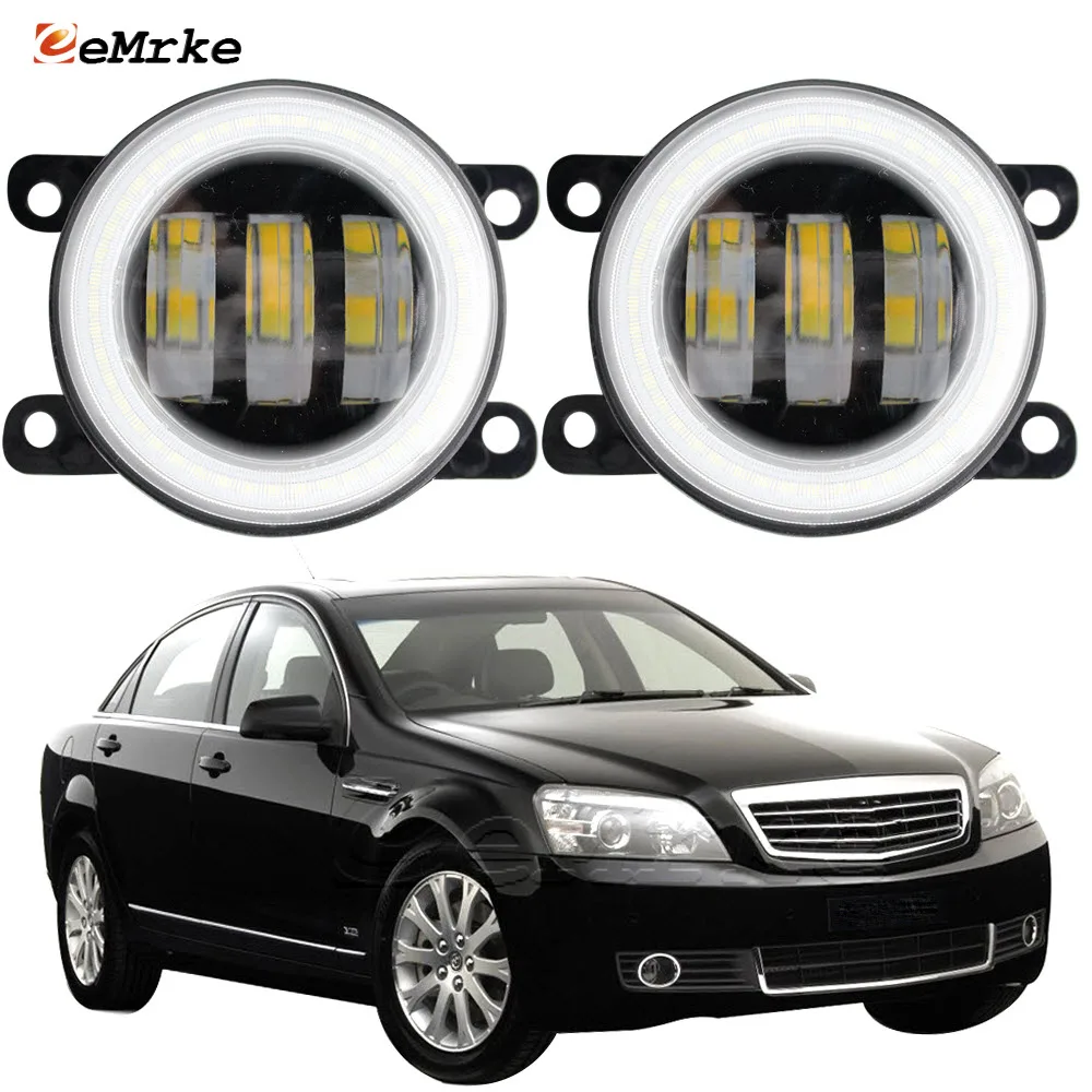 

Led Light Assembly Angel Eye DRL for Chevrolet Caprice Holden Statesman 2007 2008 2009 2010 Fog Lamp Lens Daytime Running Lights