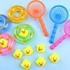 Little Yellow Duck Baby Boy Girl Pinch Called Ducklings 6-12 Months Baby Bath Swimming Set Safe and Non-toxic Material Bath Toy 2