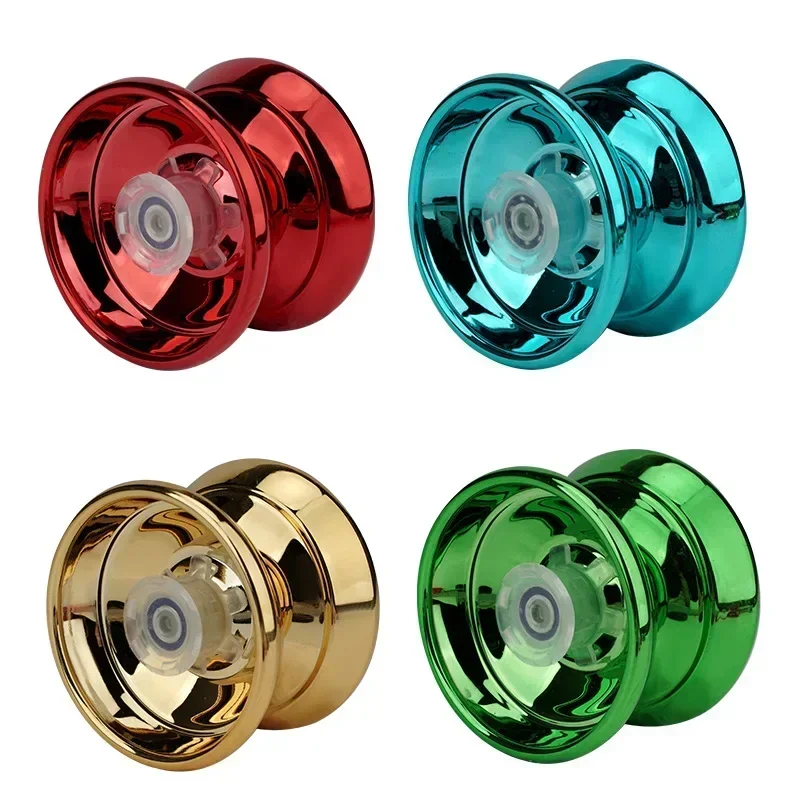Yoyo Ball Magic Alloy Metal YoYo Professional High Speed Bearings Special Props Yoyo Luminescent Toy Gift for Beginner Boys Classic Toys