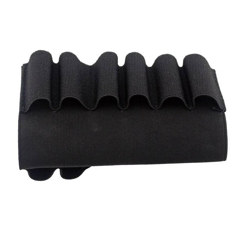 Outdoor Tactical Rifle stock cartridge bag 6+2 Shotgun cartridge bag 12G 8-hole shotgun holder bullet case