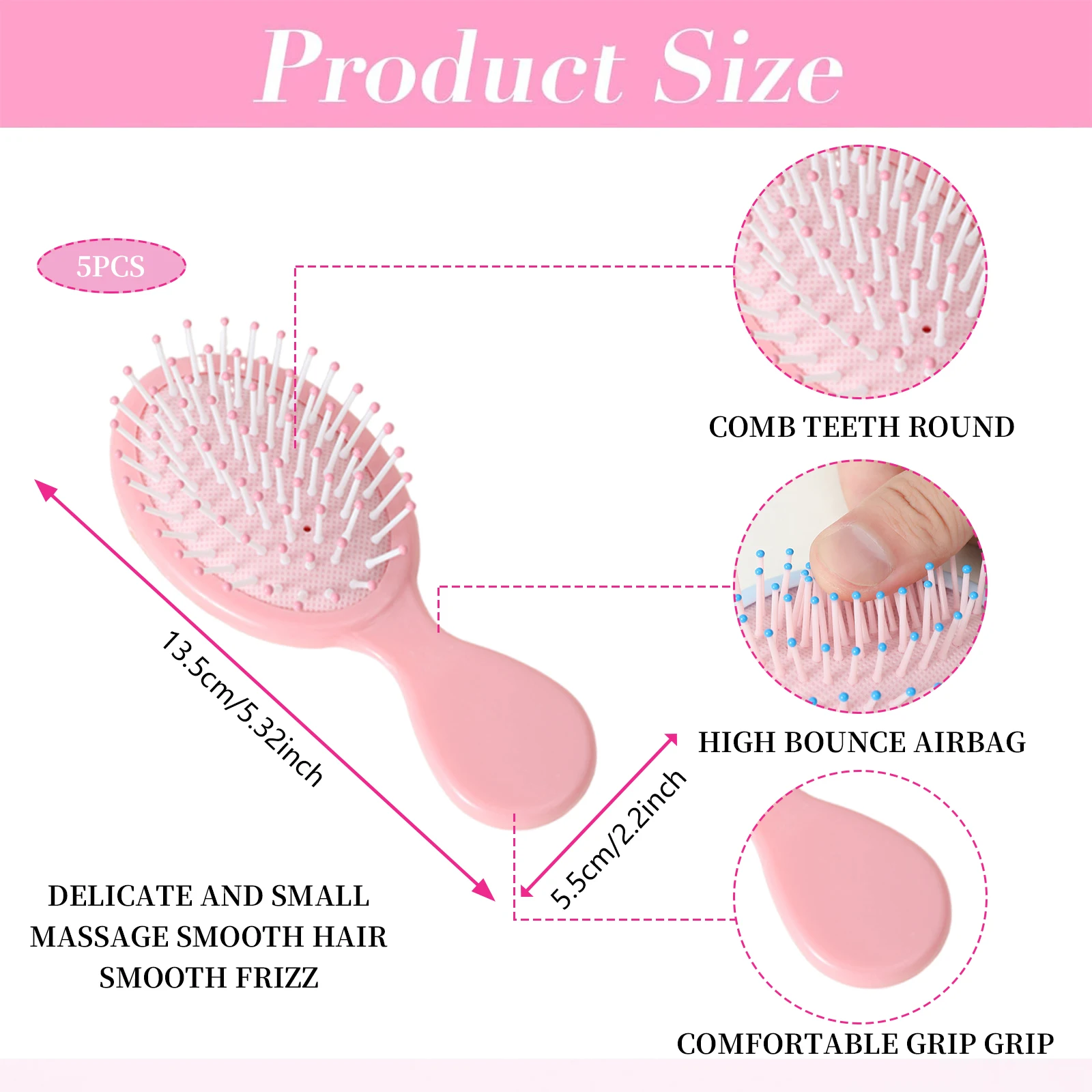 Air Cushion Combs 15piece gift set 5 rose red air cushion combs 5 gift bags headbands girls party bridesmaids souvenirs