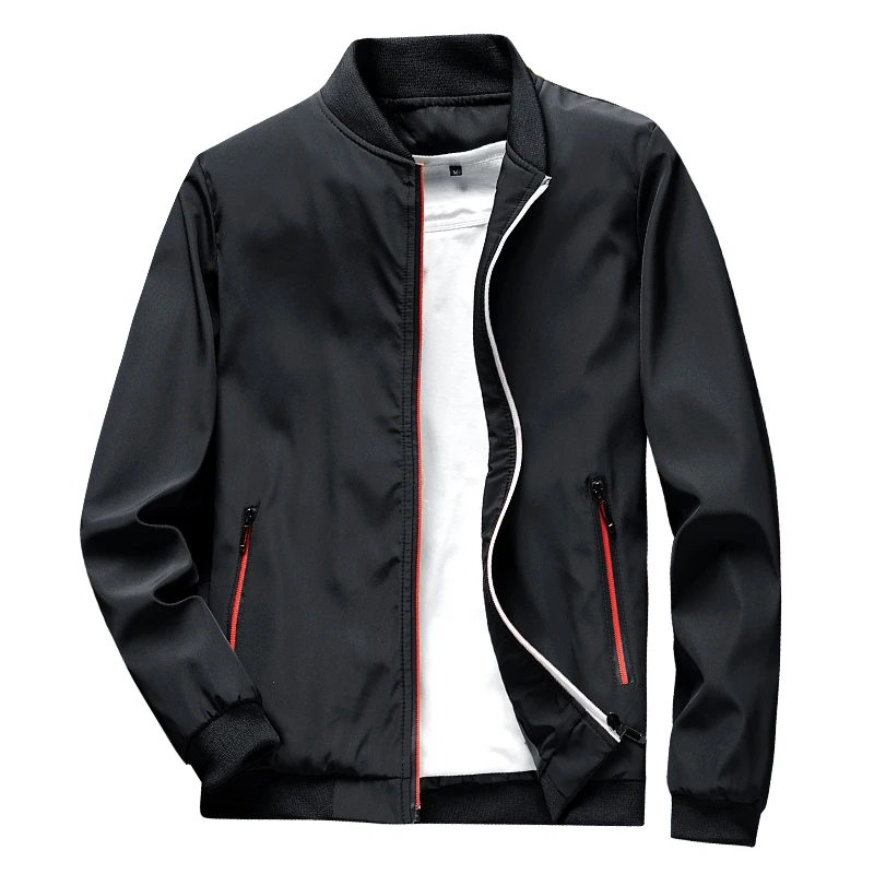 

Mens Baseball Jacket Casual Windbreaker Jacket Fashion New Spring Autumn Thin Men Bomber Jacket Outdoors Streetwear Clothes