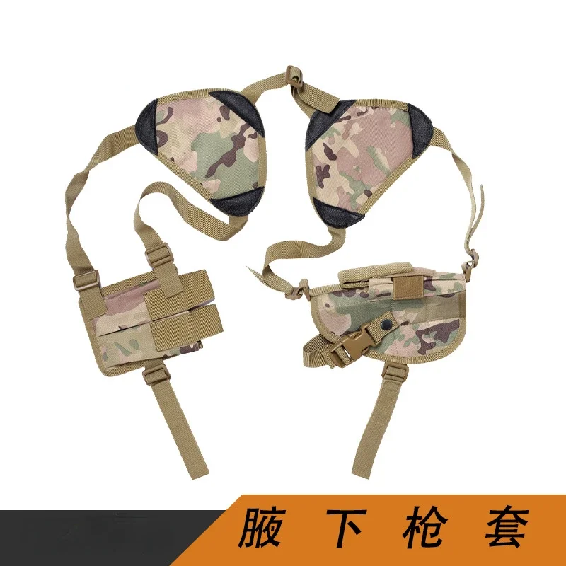 

Tactical Concealed Clothes Holster Military Leather Underarm Hidden Shoulder Holster Hunting Bag Backpack Design