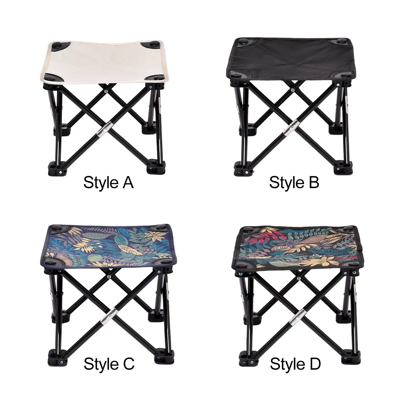 Folding Stools Lightweight Wear Resistant Reusable Aluminum Alloy Camping Chair