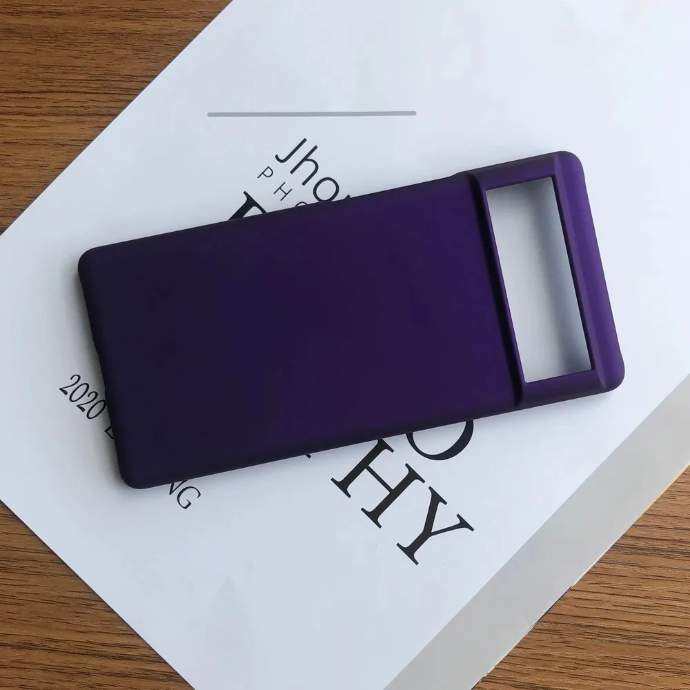 Sleek Matte Frosted Frameless Phone Case - Slim Transparent PC Cover