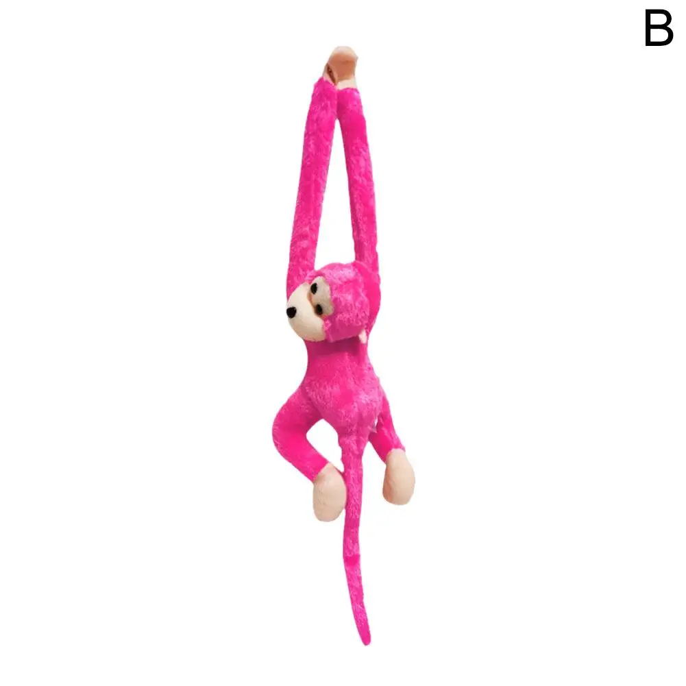 Long Arm Monkey Plush Doll Color Stuffed Monkey Cute Animal Plush Toys Creative Curtain Doll Hanging Monkey Decorative Gifts