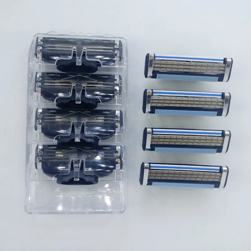 Razor Head High quality replacement general purpose handle 3 layer blade New Design Three layer dual color men's razor head