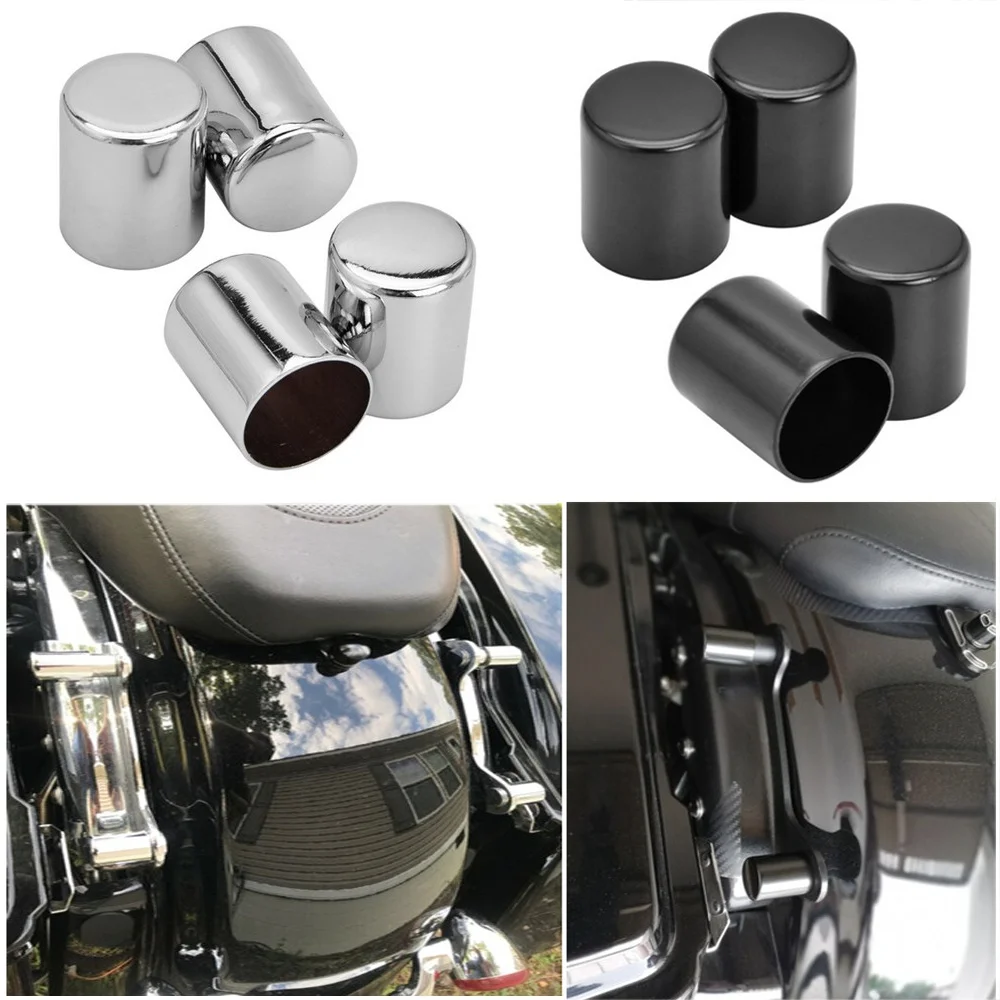 Clavijas Para Pie De Carretera Negras De 1.25" - Para Harley Road King, Electra Glide, Street Glide