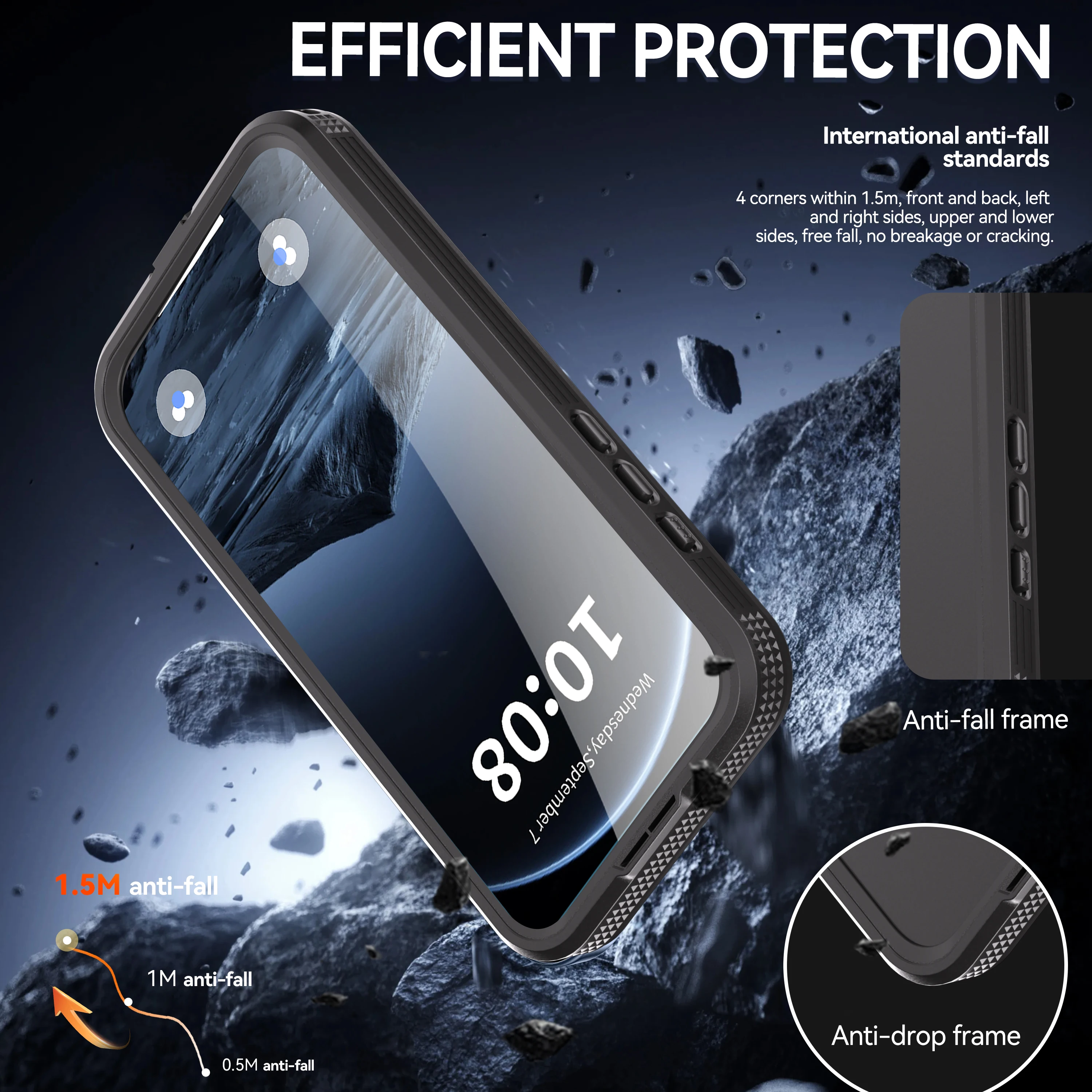 Shellbox Magnetic Shockproof Dustproof Waterproof Phone Case - Durable Protective Cover