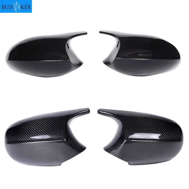 

2xMirror Cover E90 Car Side Door Rearview Side Mirror Cover Cap For BMW E90 E91 2005-2007 E92 E93 2006-2009 M3 Style E80 E81 E87