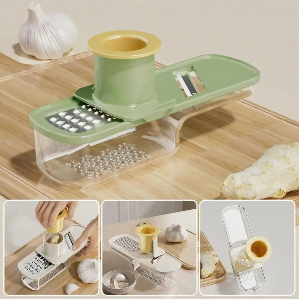 Description Picture 4 of itemPortable 3in1 Garlic Ginger Grinder Kitchen Gadget Mini Garlic Press Manual Garlic Grinder for Crushing Spices Herbs Garlic