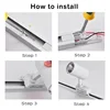 Full Sets Track Light Led Spot Rail Lighting Fixture  110V 220V Ceiling Light Led Spotlight for Living Room Decor Track Lamp 5