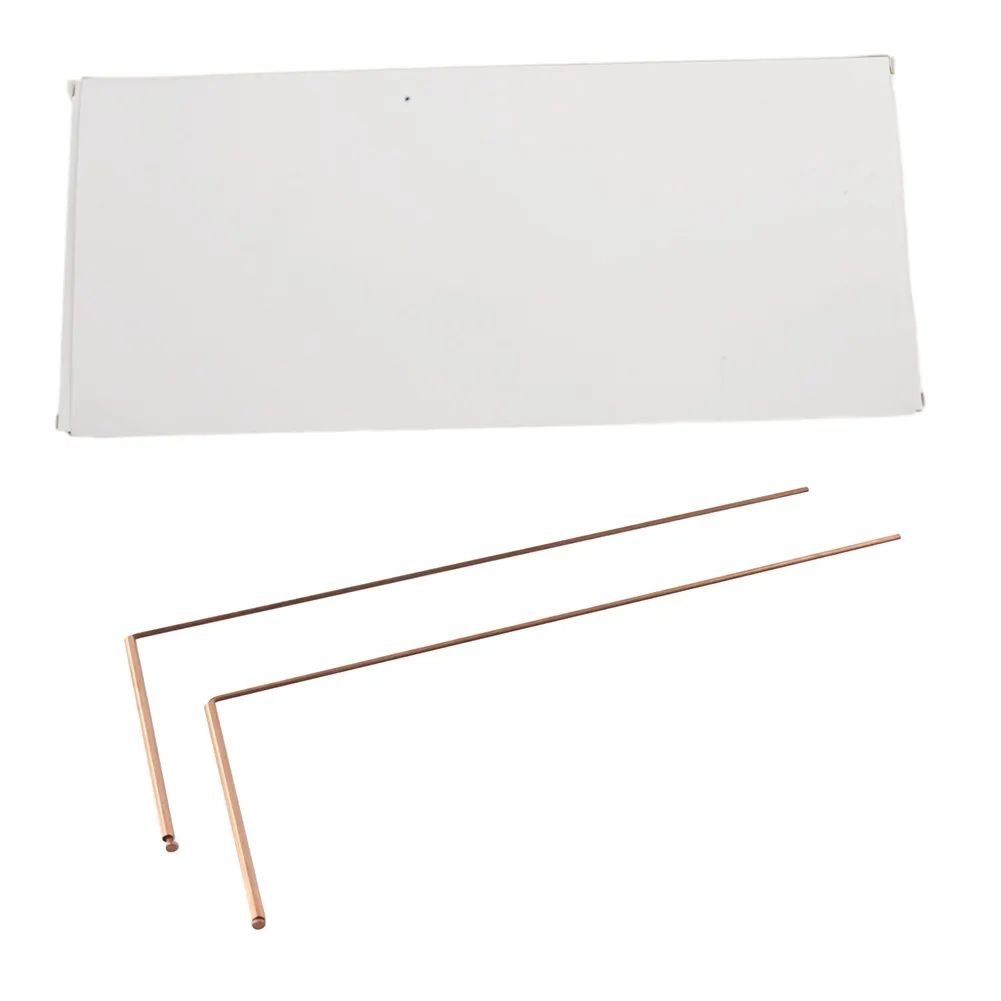 99.9% Copper Divining Dowsing Rods Metal Detector 2Pcs For Water Treasure Finding Tools Copper Probing Rod 13.86X6.93X0.71Inches Dowsing Sticks