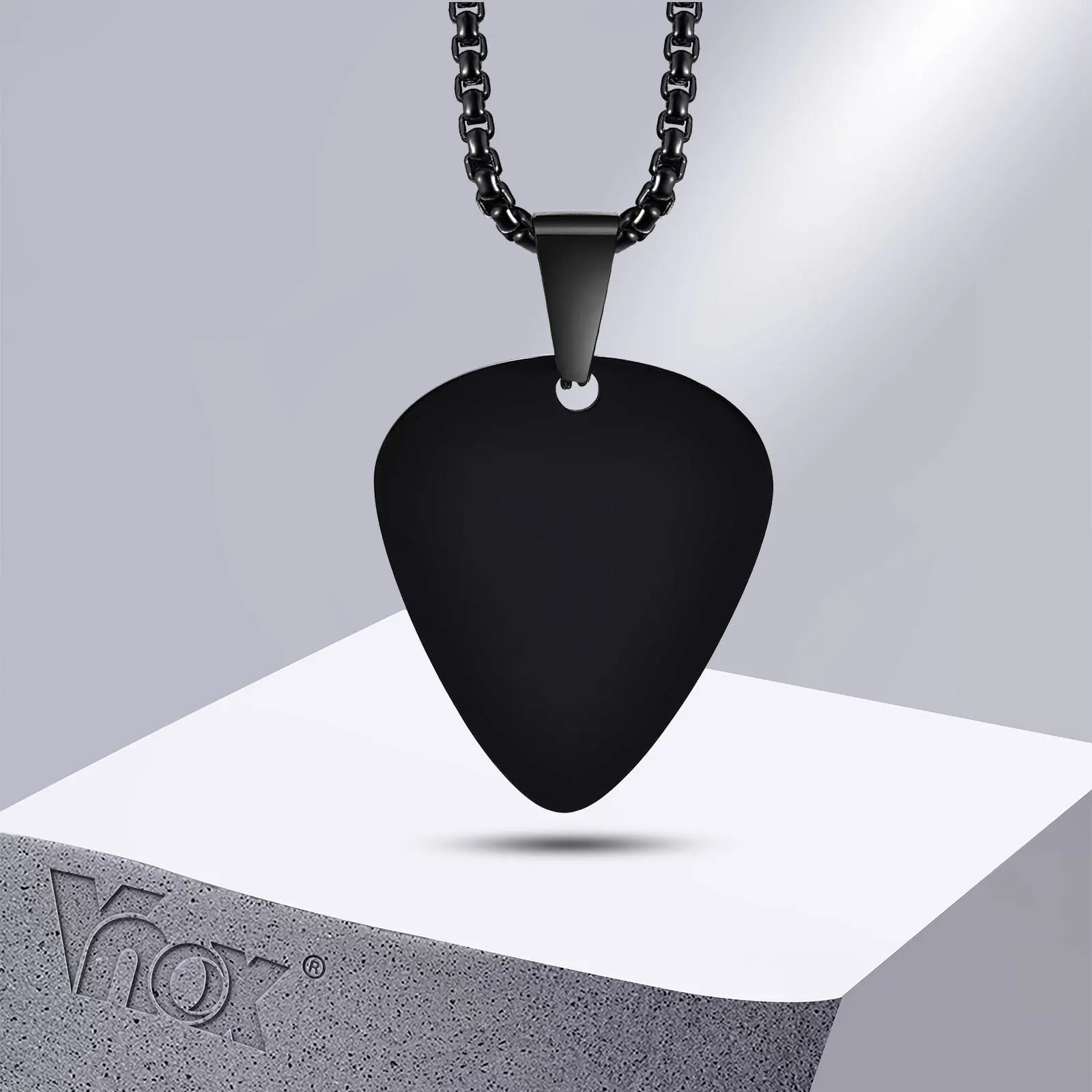 [SUGA] GUITAR PICK NECKLACE（black） Buy Suga Black Note & Guitar Pick Necklace [BTS Artist-Made