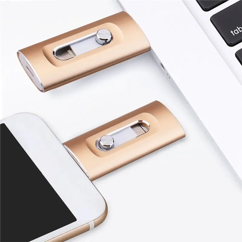 신상품-OTG 스틱 USB 3.0 플래시 드라이브, 128GB 듀얼 인터페이스, USB 타입-C 펜드라이브, 4-in-1 메모리 확장 U-디스크 백업