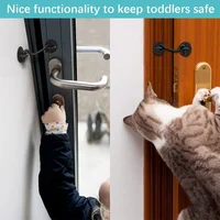 ตะขอความเป็นส่วนตัวสําหรับงานหนักสแตนเลสและล็อคสลักตาพร้อมสกรู ประตูโรงนาสีเงินสีดํา ล็อคง่าย สลักประตูหน้าต่างลม 4