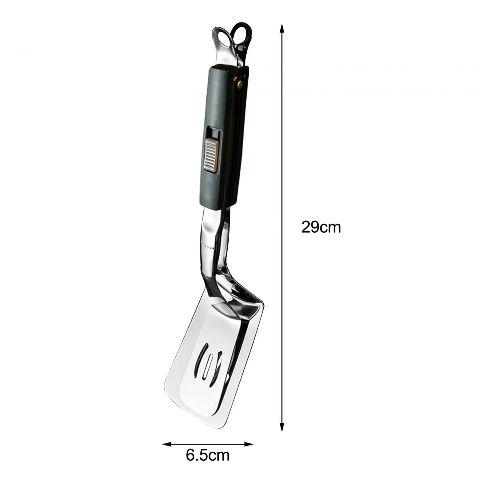 Cooking Spatula Tongs Slotted Double Grill Steak Clamps Fish Fillets Burgers Eggs