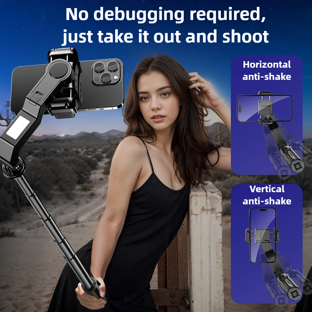 Selfie Stick Gimbal Stabilizer LISCN Mini Selfie Stick Gimbal Stabilizer Auto Balance 1-Axis for Smartphones Vlog Youtuber Live Video Record selfie stick tripod,selfie stick,sports camera selfie stick,cell phone selfie stick,gimbal stabilizer,smartphone selfie stick,vlogging kit