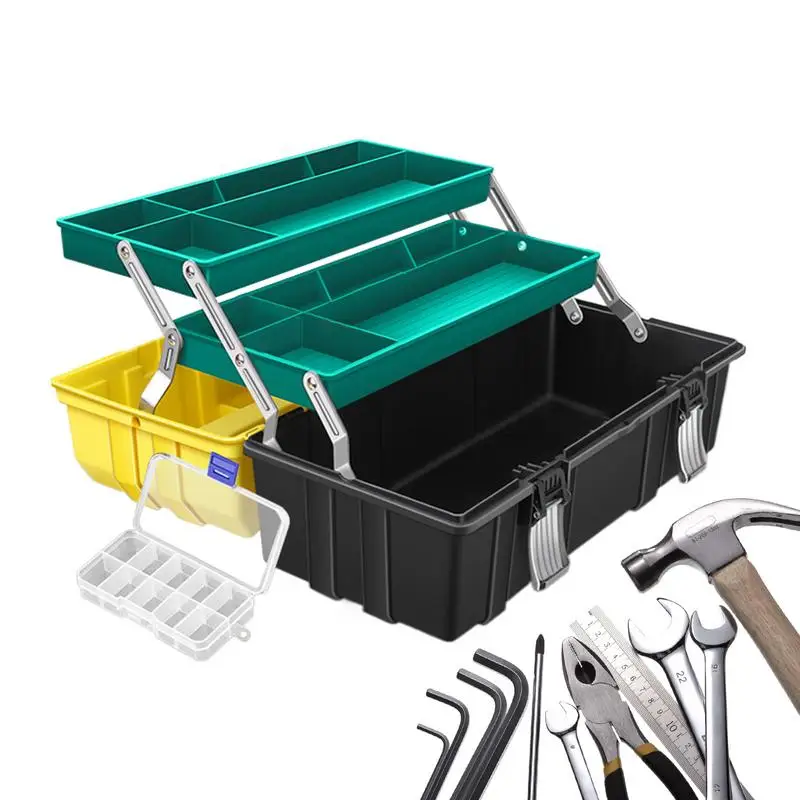 

Portable Toolbox Tool Storage General Repair Small Hand Tool Kit Storage Case For Home Garage Office College Dormitory Use