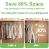 5pcs Space Saving Clothes Rack 9 Hole Magic Clothes Hanger Multicolor Hangers Clothing Organizer Hanger Plastic Clothes Rack 2