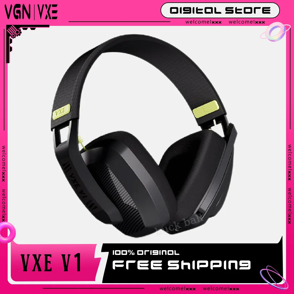 

VXE Siren V1 Wireless Bluetooth Headset 2-Mode 2.4G/Bluetooth Microphone FPS Gaming Earphone With Light Weight Gaming Headphone