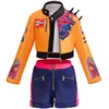 Girls Demon Costume for Kids Hunters Cosplay Pop Singers Stage Role Play Outfits Halloween Costumes Dress Up Set
