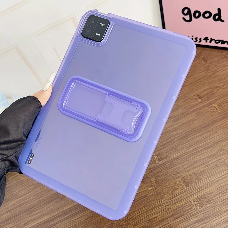 Crystal Clear Transparent Kickstand Stand Case