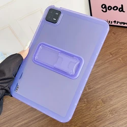 Crystal Clear Transparent Kickstand Stand Case - Mipad 6spro 12.4inch (PURPLE)