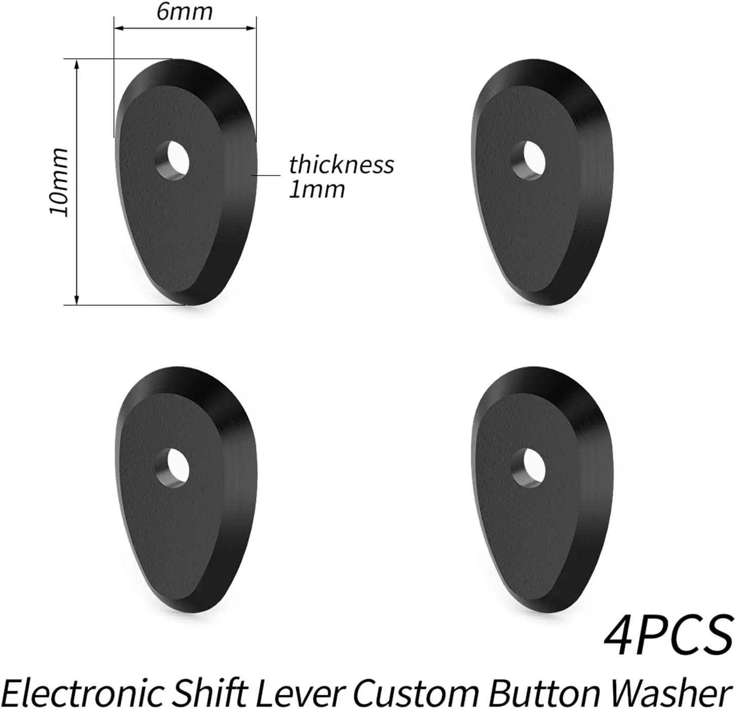 4pcs Road Bicycle Electronic Shift Lever Custom Button Washer for UT8170 / DA9270 Bike Derailleur System Cover