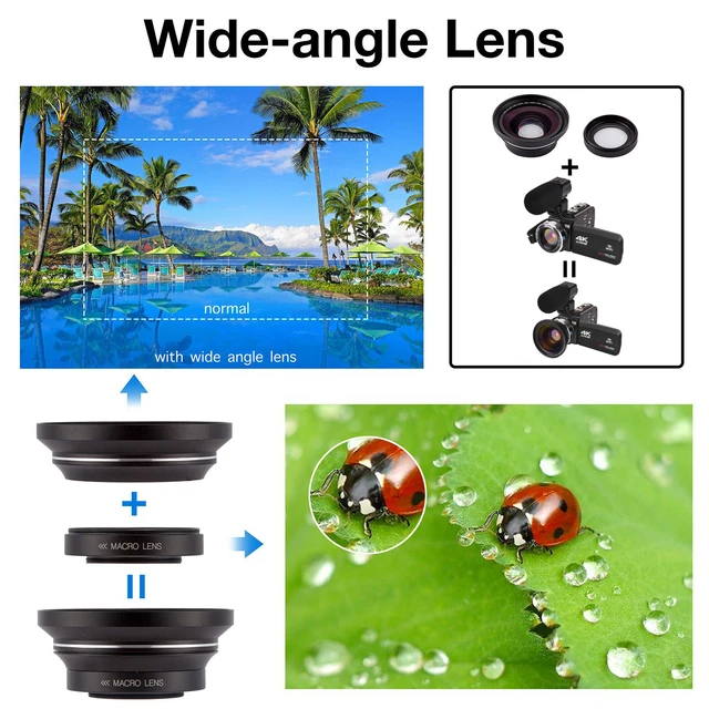 Andoer 30mm 37mm 0.39X Full HD Wide Angle Macro Lens for Ordro Andoer Digital Video Camera Camcorder　並行輸入品 Ordro Hd Video Camcorder Andoer 30mm 37mm 0.39X Full HD Wide Angle