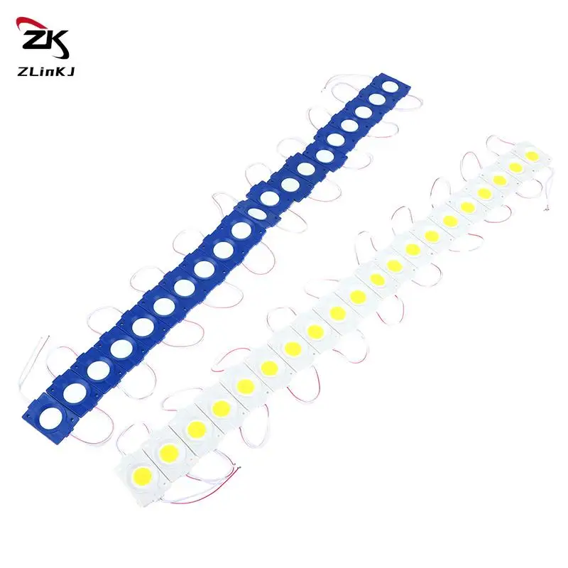 LED 모듈 방수 광고 패널 디지털 사인, 따뜻한 화이트, 레드, 그린, 블루 백라이트, 12V cob 미니 LED 조명, 로트당 20 개