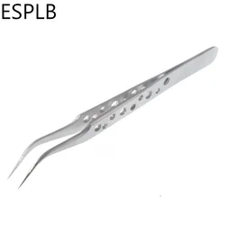 Premium Anti-Static Precision Tweezers Set - Curved Tip
