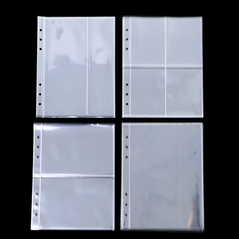 Photo Album A5 Photo Album Binder Sleeves 1P 2P 4P Photo Album Binder Refill Inner Cards Photocard Refill Bags Pocket Instax Name Card 10Pcs