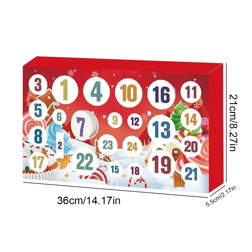 Slime Advent Calendar Christmas Advent Calendar DIY Slime Kit Xmas Countdown Christmas Gift Kids
