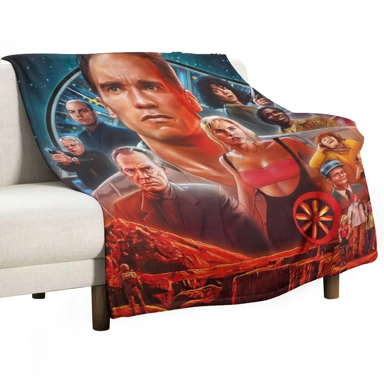 

Total Recall (1990) Throw Blanket Shaggy Soft Blankets