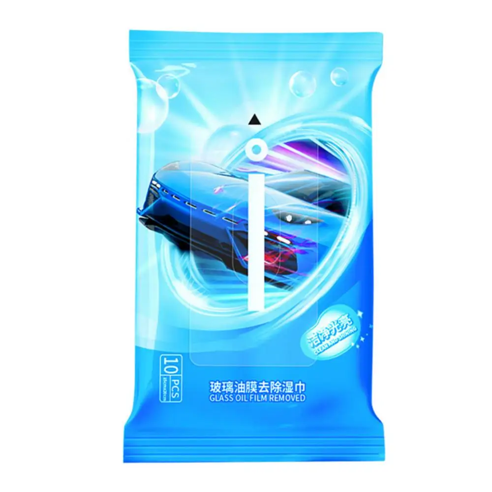 Fiber Car Wipes Car Glass Decontamination And Oil Film Removal Windshield Cleaning Wipes Car Cleaning Tool Accessories