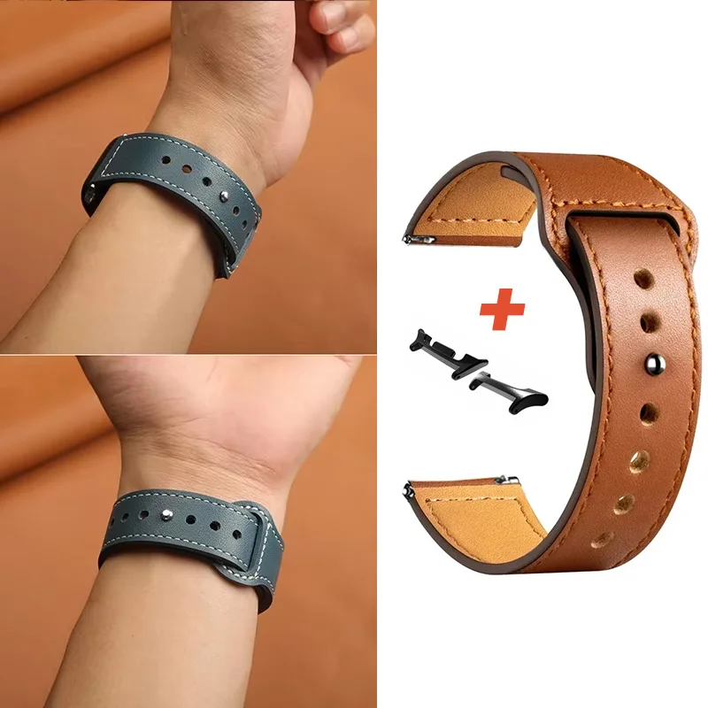 Premium Leather Band for Smart Watches - Elegant Strap Accessory