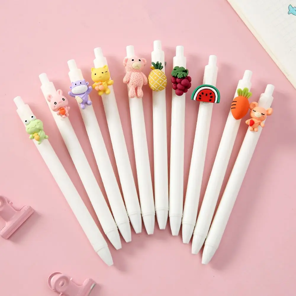 

Kawaii Cute Fast Drying Writing Tools Office Supply Stationery Black Ink Pen Signature Pen Press Neutral Pen Gel Pen