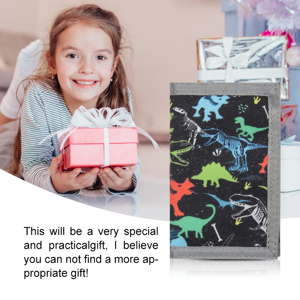 Children's Tri-Fold Coin Purse Wallet Fashion Slim Multifunctional Classic Portable Card Holder Students Wallet