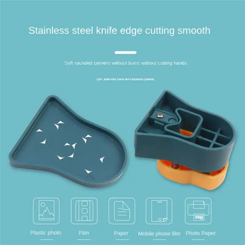 

Fillet Widely Applicable Colorful Easy To Use Smooth Cutting Stationery Corner Cutter Gray Rounded Paper Household Hole Puncher