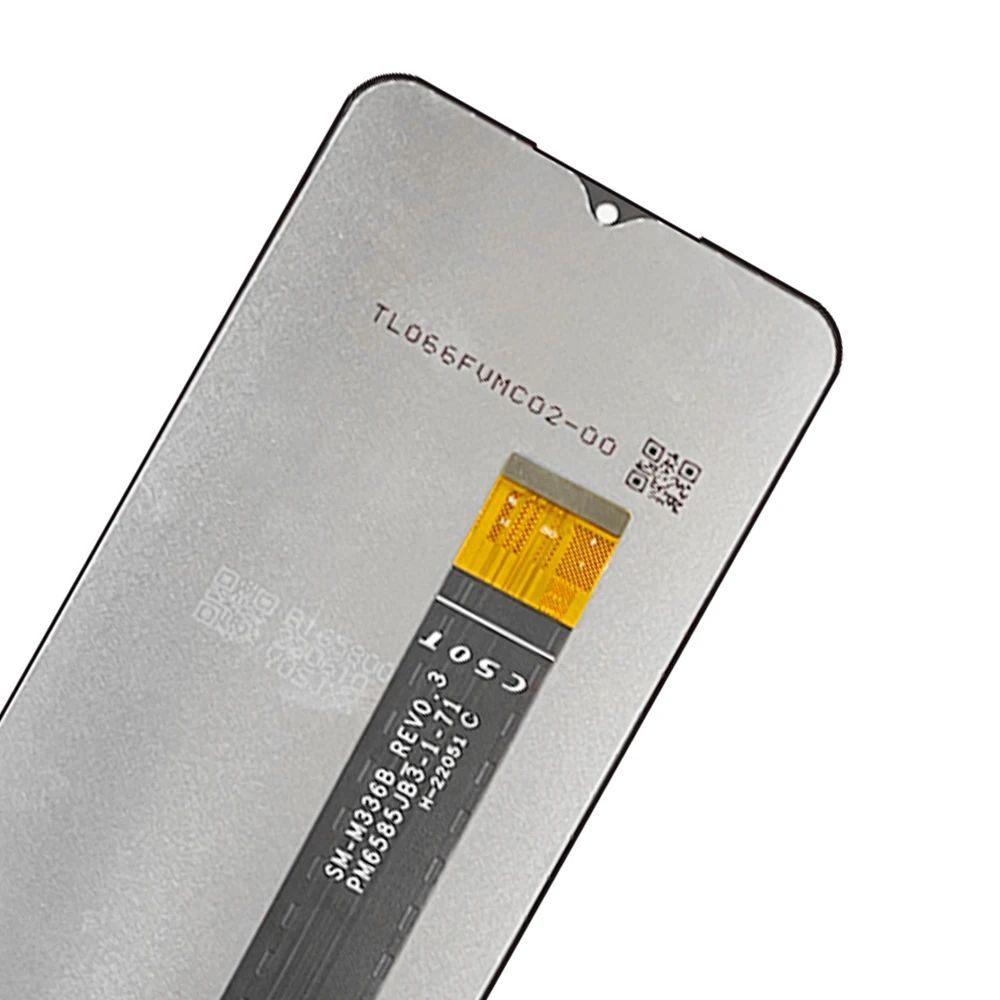 6.6 인치 AMOLED 디스플레이, 프레임 포함, 삼성 M33 5G M336 LCD, M336B SM-M336B 디스플레이, 터치 스크린 디지타이저 어셈블리 교체